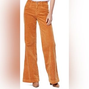 Paige Sutton Wide Leg Corduroy Pants